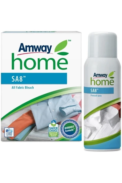 Amway Her Cins Kumaş Beyazlatıcısı Home Sa8 124485 + Yıkama Öncesi Sprey Home 110403 ürün görseli