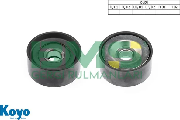 Man Truck Kayıs Gergi Rulmanı Man D 2066-D 2676 Loh-Lftga 18.430 D2066 04>  Starlıner Tourlıner 74x34 MM - Bms 476 - Resim 1