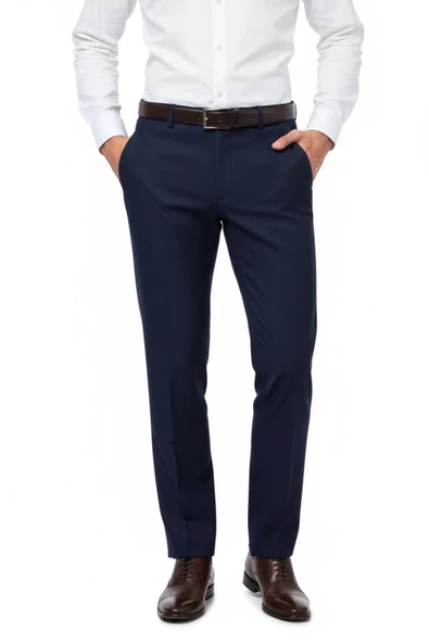 Erkek Regular Fit Armürlü Kumaş Pantolon Likra Kumaş BGL-ST05038 ürün görseli