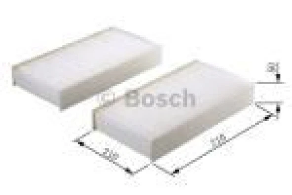 Volvo Truck Polen Filtresi Volvo Fh 420/460/500/540 09> Fh12 420 93>05 Fh16 540 03> Fm 440/460 05> Fmx 460/500 1 - Bosch 1987431167 - Resim 1