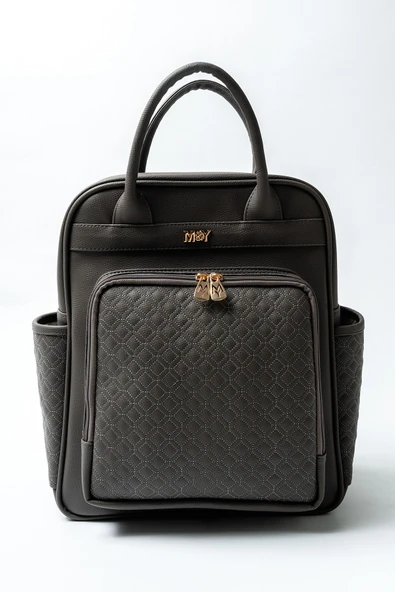 M&Y Mia Anne Bebek Bakım Sırt Çantası 7350 Gri ürün görseli 1