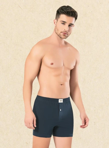 Omera Organik Kumaş Erkek Düğmeli Boxer 2012 - Resim 5