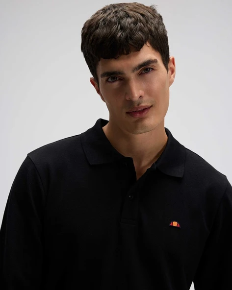 Ellesse EM582 Erkek Polo Yaka Siyah Sweat - Resim 3