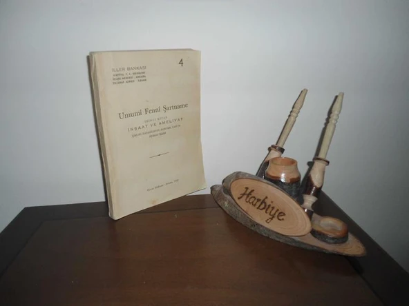 UMUMİ FENNİ ŞARTNAME İKİNCİ KİTAP - İNŞAAT VE AMELİYAT - İÇME SU, KANALİZASYON, ELEKTRİK, YAPI VE TESİSAT İŞLERİ ürün görseli 1