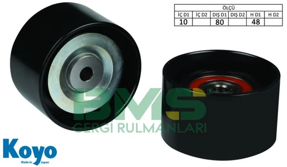 Mercedes Truck Kayıs Gergi Rulmanı Mercedes Om457 Travego-Citaro-Tourısmo-Setra 99> (80x48) - Bms 170 D - Resim 1