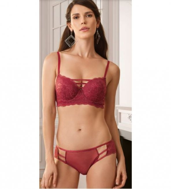 Pierre Cardin 4751 Lyon Double Push Up Sütyen Takım - 4