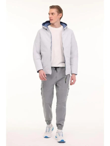 LUMBERJACK LUCAS 1N55 4PR A.GRİ CASUAL ÇİFT TARAFLI MONT - Resim 2