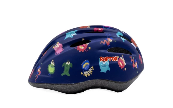 Raptor Çocuk Bisiklet Kaskı HB63 MTB Bisiklet Kaskı Mor Renk OctoPop Bisiklet Scooter Kaskı M Beden - Resim 3