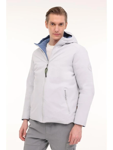 LUMBERJACK LUCAS 1N55 4PR A.GRİ CASUAL ÇİFT TARAFLI MONT - Resim 6