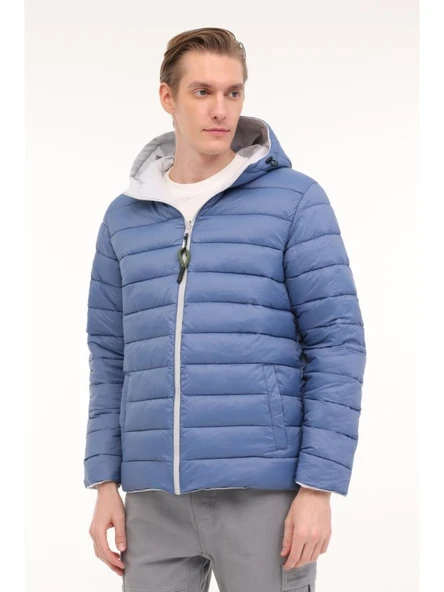 LUMBERJACK LUCAS 1N55 4PR A.GRİ CASUAL ÇİFT TARAFLI MONT - Resim 10