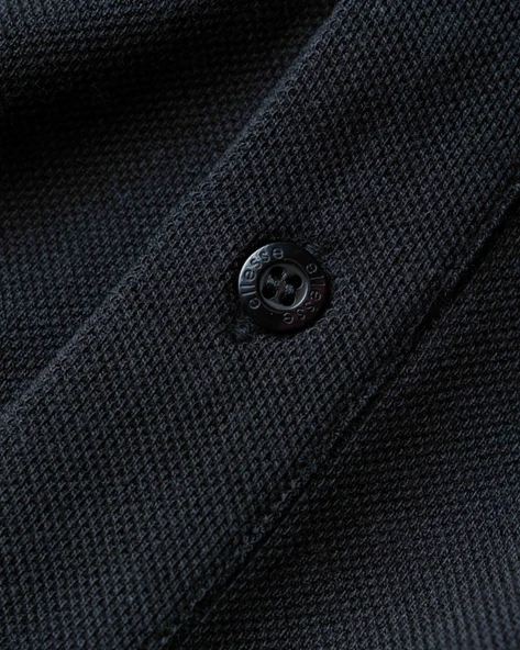 Ellesse EM582 Erkek Polo Yaka Siyah Sweat - Resim 7