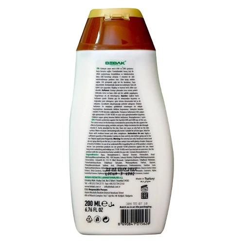 Bebak Moisturizing Sun Lotion SPF30 200 ml - Güneş Koruyucu - Resim 2