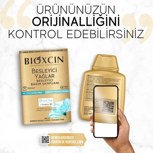 Bioxcin Besleyici Yağlar Bakım Şampuanı 300 ml - Resim 7