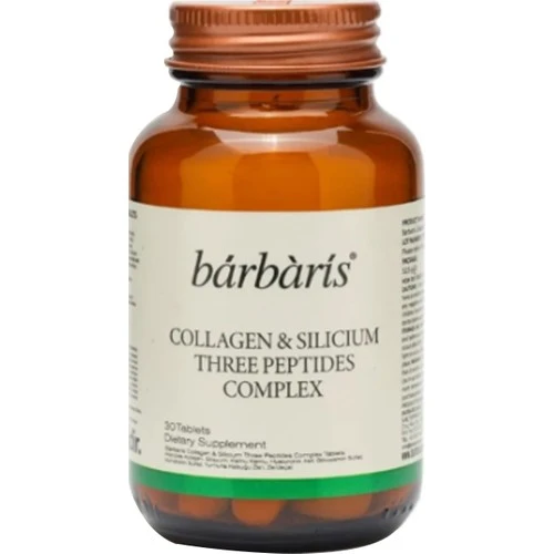 Barbaris Collagen Silicium Three Peptides Complex 30 Tablet ürün görseli