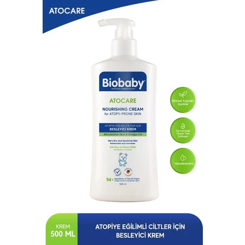 Biobaby Atocare Besleyici Krem 500 ml ürün görseli