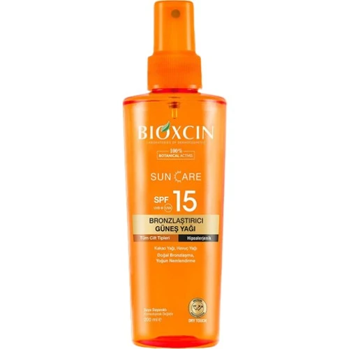 Bioxcin Sun Care Bronzlaştırıcı Güneş Yağı SPF15 200 ml ürün görseli