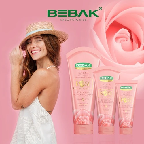 Bebak Gül Özlü El  Vücut Kremi 20 ml - Resim 2