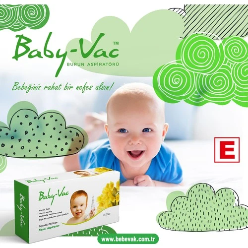 Baby-Vac burun aspiratörü, Elektrik süpürgesi ile çalışır. - Resim 4