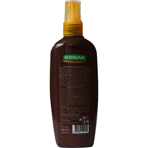 Bebak Günes Sprey Yagi SPF20+ 150 ml - Resim 2