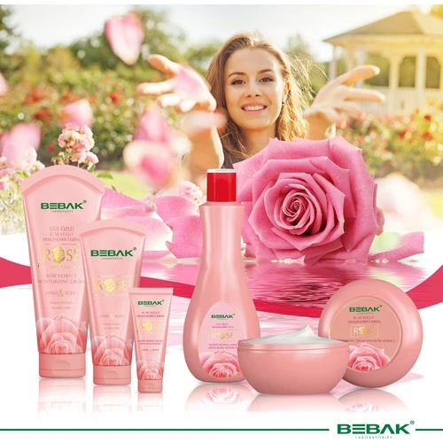 Bebak Gül Özlü El  Vücut Kremi 20 ml - Resim 3