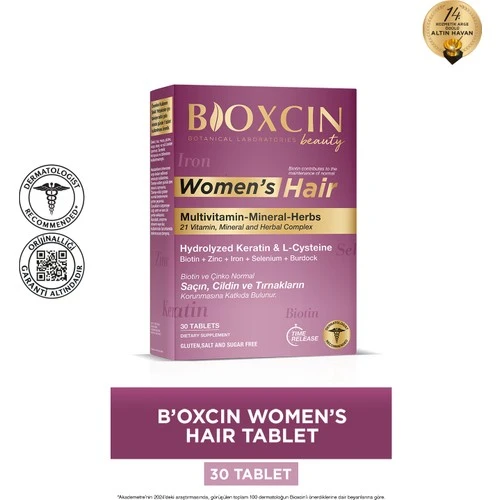 Bioxcin Womens Hair 30 Tablet ürün görseli