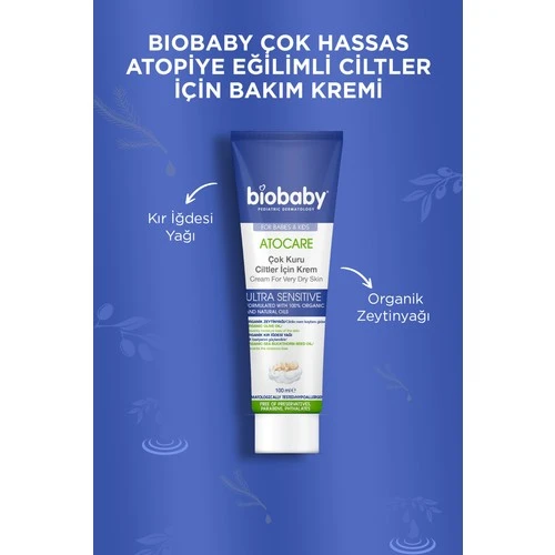 Biobaby Kuru ve Atopik Ciltler İçin Şampuan 300 ml + Krem 100 ml (Özel Fiyat Etiketli) - Resim 4