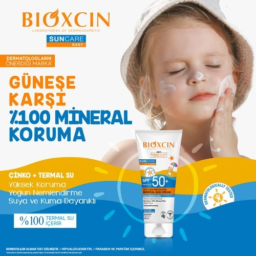 Bioxcin Sun Care Baby Minarel Güneş Kremi SPF15 100 ml - Resim 6
