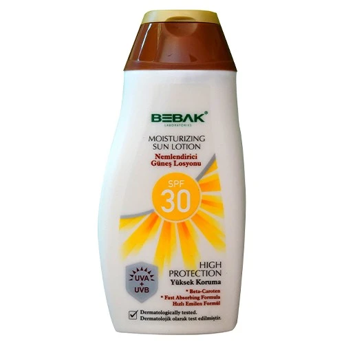 Bebak Moisturizing Sun Lotion SPF30 200 ml - Güneş Koruyucu ürün görseli