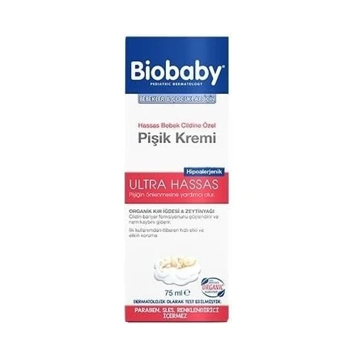 Biobaby Ultra Hassas Pişik Giderici Krem 75 ml ürün görseli