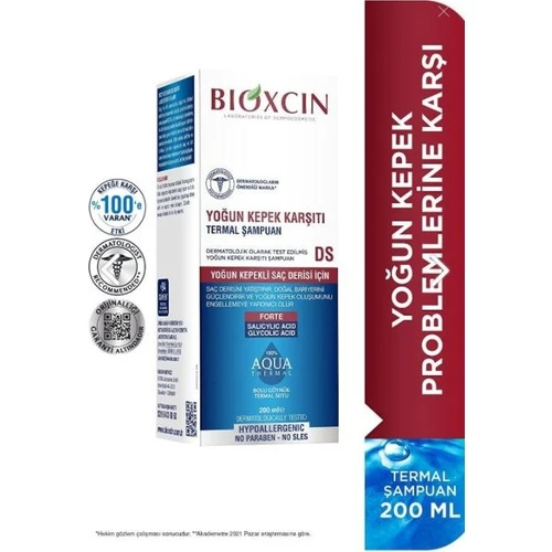 Bioxcin Aquathermal DS Yoğun Kepek Şampuan 200 ml ürün görseli