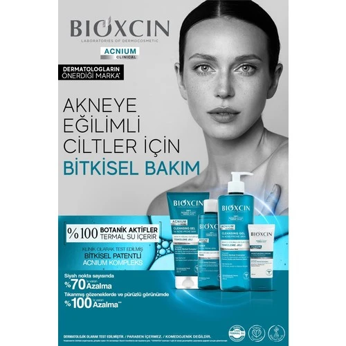 Bioxcin Acnium Yüz Yıkama Jeli Sebium Dengeleyici 500 ml - 1+1 Hediyeli - Resim 3