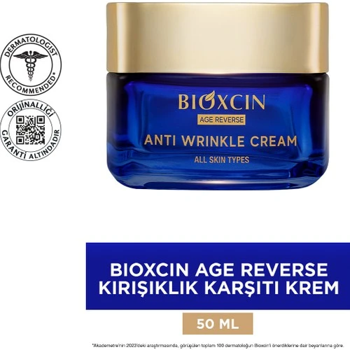 Bioxcin Age Reverse Krem - %10 Retinol, Kolajen Dolgunluk, Sıkılık 50 ml ürün görseli