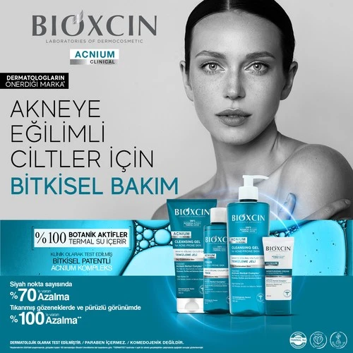 Bioxcin Acnium Yüz Yıkama Jeli Sebium Dengeleyici 200 ml - Resim 3