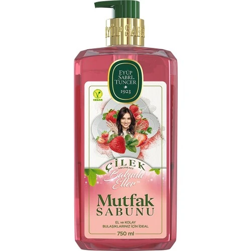 Eyüp Sabri Tuncer Zeytinyağlı Mutfak Sabunu Çilek Aromalı 750 ml ürün görseli