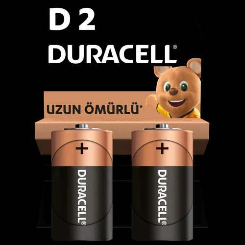 Duracell D Büyük Pil 2li - Resim 2