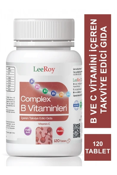Leeroy Compleks B Vitamini 120 Tablet ürün görseli