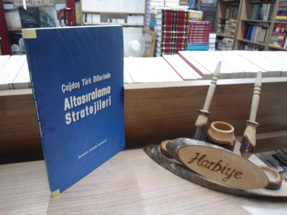ÇAĞDAŞ TÜRK DİLLERİNDE ALTASIRALAMA STRATEJİLERİ ürün görseli 1