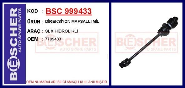 Tofas Direksiyon Mafsallı MIL Dks Slx Hidrolık - Bsc 999433 ürün görseli