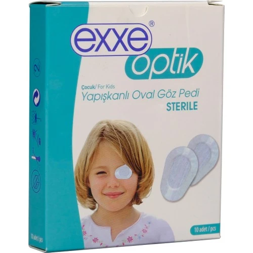 Exxe Optik Çocuk Yapışkanlı Göz Pedi 10lu ürün görseli