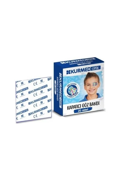 Kurmed Optik Çocuk Göz Pedi Erkek 20 Adet ürün görseli