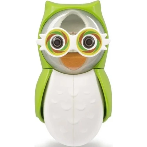 Flipper Diş Fırçası Kabı - Yeşil Baykuş ürün görseli