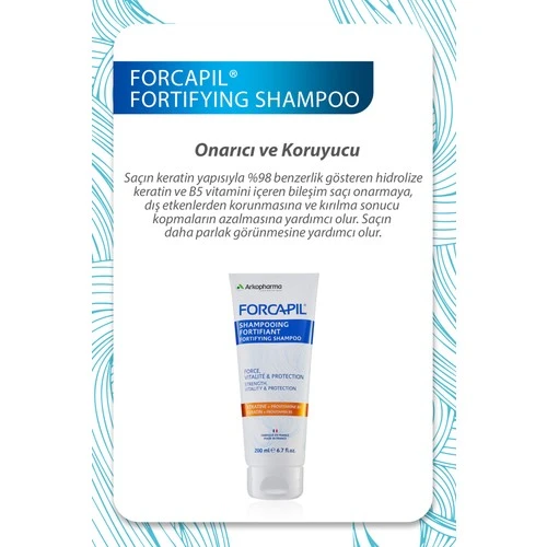 Forcapil Fortifying Şampuan 200 ml - Resim 3