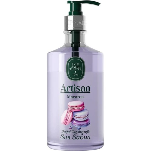 Eyüp Sabri Tuncer Artisan Doğal Zeytinyağlı Sıvı Sabun Macaron 600 ml ürün görseli