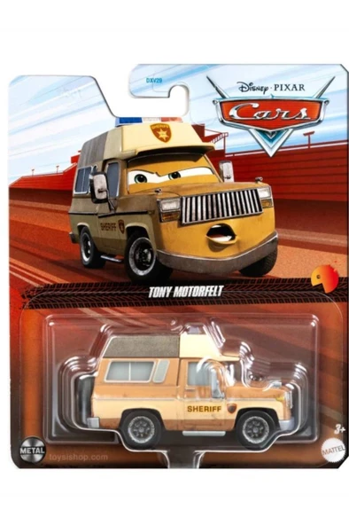 Disney Pixar Cars Tekli Karakter Araçlar Tony Motorfelt DXV29 HTX96 ürün görseli 1