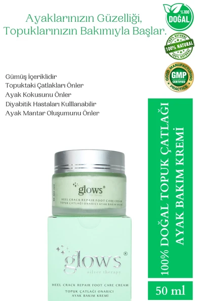 Glows Silwer Therapy Topuk Çatlağı Onarıcı 50 Ml ürün görseli