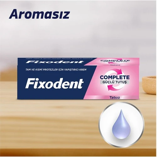 Fixodent Complete Tatsız Diş Protezi Yapıştırıcı Krem 47 gr - Resim 5