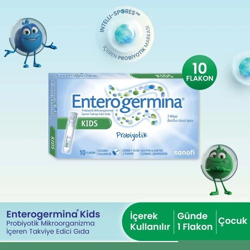 Enterogermina 2-10 Yaş 5 ml × 10 Flakon ürün görseli