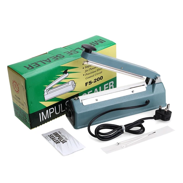 Poşet Ağzı Torba Kapatma Yapıştırma Makinası Demir 20 Cm (5314) - Resim 3