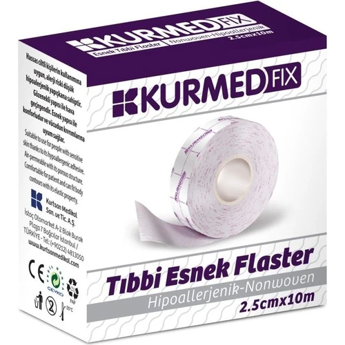 Kurmed Fix Flaster 2,5cm x 10m ürün görseli