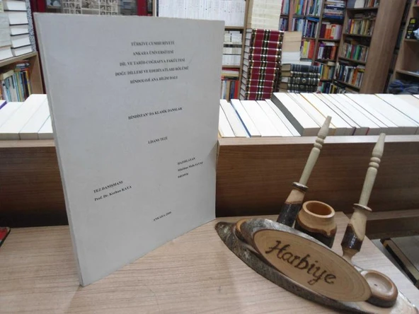 HİNDİSTAN'DA KLASİK DANSLAR - LİSANS TEZİ ürün görseli 1